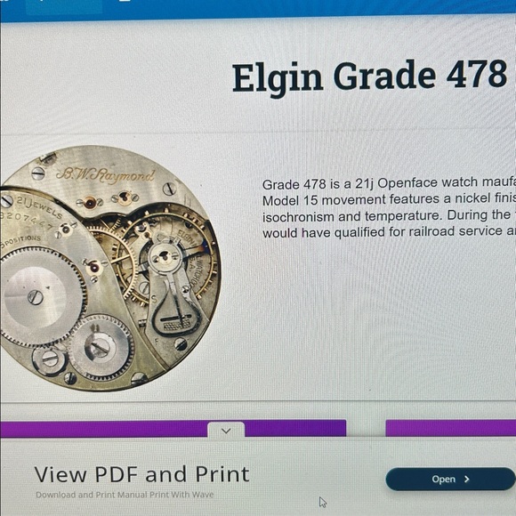 Elgin R.R. BW Raymond c1920-44 - Picture 8 of 8